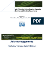 Formulating Geogrid Effect by Using Bearing Capacity Analysis of Reinforced Flexible Pavements