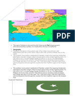 Pakistan: - Geography