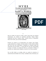Nican Mopohua - Relato de Las Apariciones de Santa Maria de Guadalupe