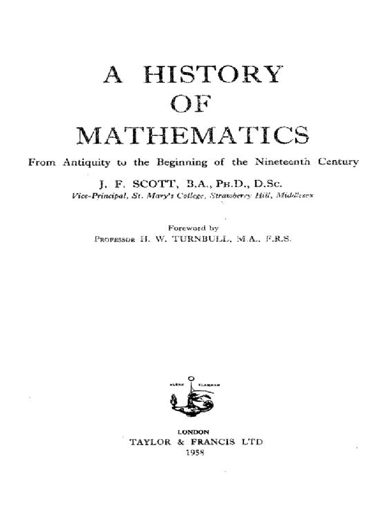 phd in history of mathematics