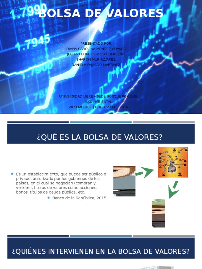 Definición y Funciones de la Bolsa de Valores | PDF | Bolsa | Compartir ...