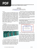 A Simple Lumped Port S-Parameter de-Embedding Method for on-Package-Interconnect and Packaging Component High-Frequency Modeling