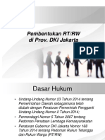 Pembentukan RT RW Di DKI Jakarta PDF