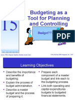 Budgeting As A Tool For Planning and Controlling: Budget????