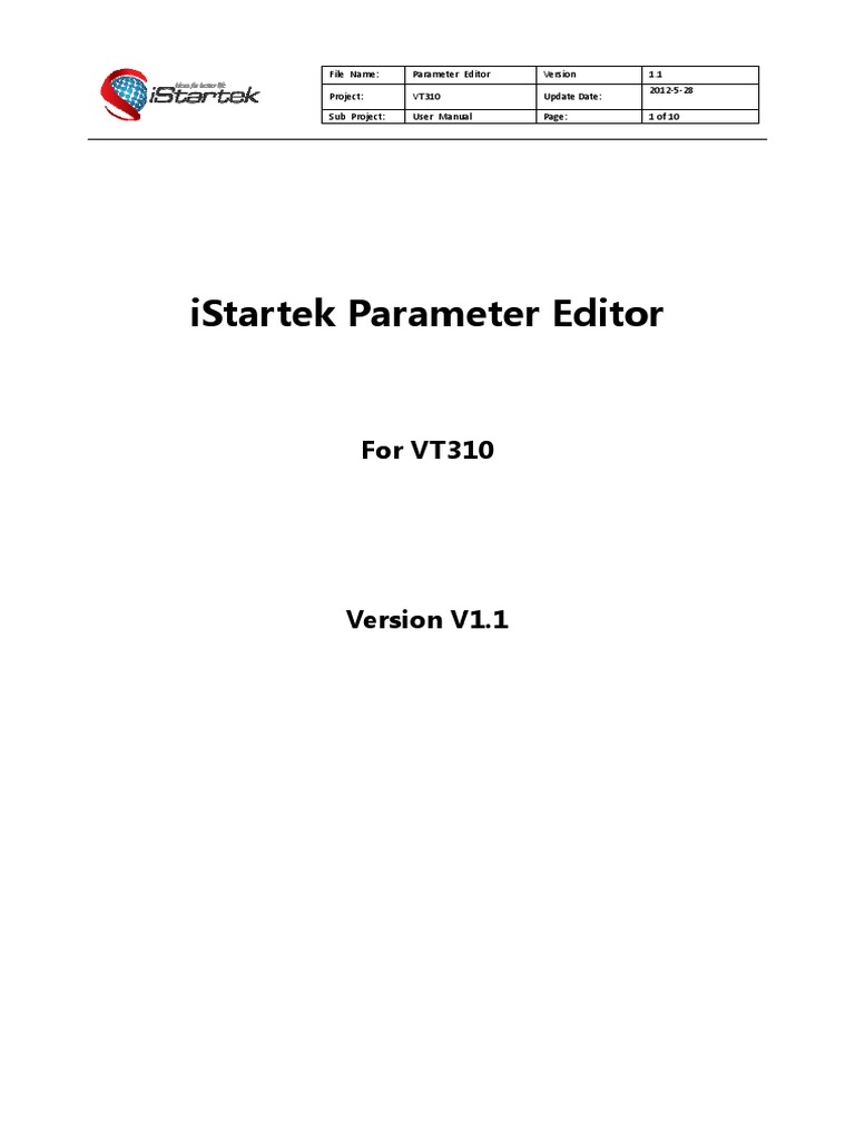 VT310 GPS Tracker Parameter Editor | PDF | General Packet Radio Service ...