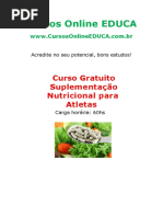 Curso Suplementacao Para Atletas Edc 04684