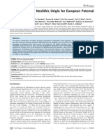 A Predominantly Neolithic Originfor European Paternal Lineages