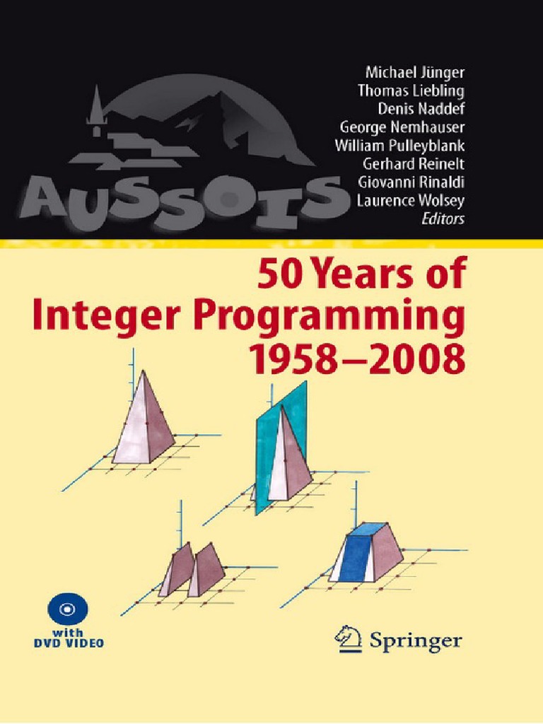 テッド 50 Years of Integer Programming 1958-2008 PDF | PDF | Linear