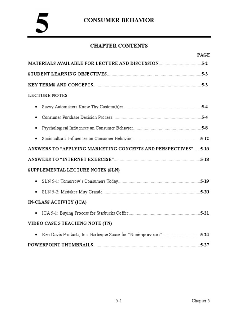 Core 05 IM | PDF | Consumer Behaviour | Learning