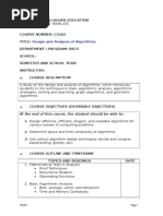 CS202 Design and Analysis of Algorithms