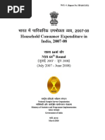 Download Household Consumer Expenditure in India 2007-08 by Shaji Mullookkaaran SN33081688 doc pdf