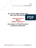 HV Test Plan Gis 400 KV