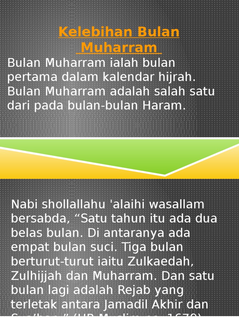 Tazkirah Sempena Awal Muharram Pdf