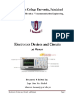 Lab Manual Electronic Devices and Circuits Practical 2