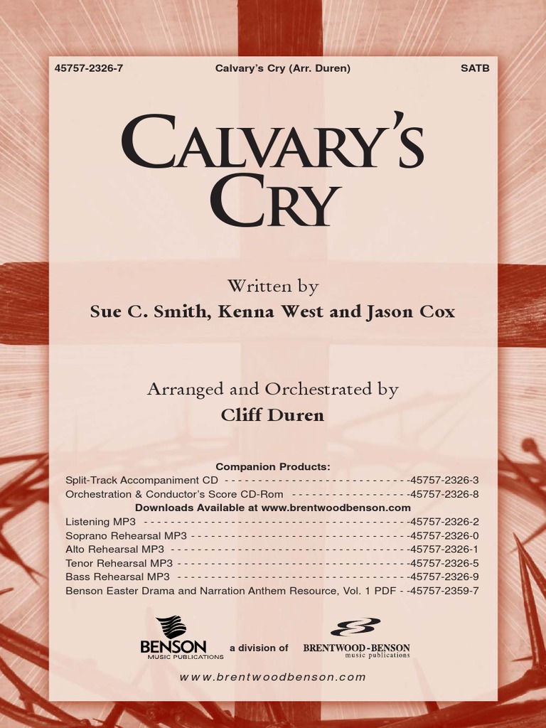Calvarys Cry PDF PDF Musicology Acoustics