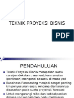 Teknik Proyeksi Bisnis