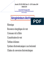 Aérogénérateurs Électriques - Master