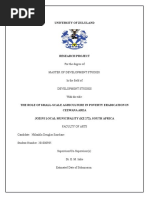 Role of Small-scale Agriculture in Poverty Eradication, South Africa