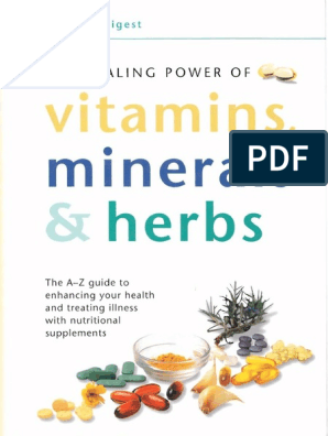 The Healing Power Of Vitamins Minerals Herbs