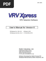 IZE14001 VRVXpress Manual