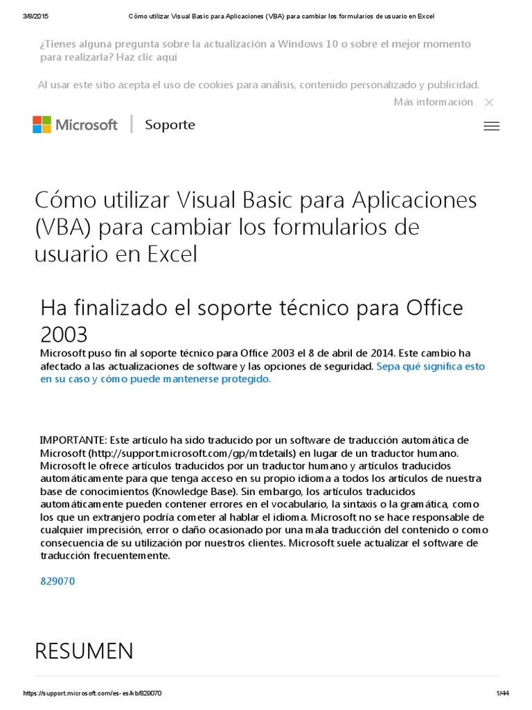 Cómo Utilizar Visual Basic para Aplicaciones (VBA) para Cambiar Los ...