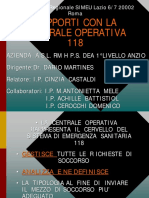 Castaldi C._rapporti Con La Centrale Operativa 118