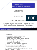 Contrat de Cours LECGE1112 Septembre 2016