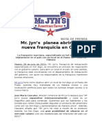 Franquicia Mr. Jyns Gobierno Cubano
