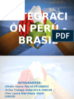 INTEGRACIÓN Peru Brasil