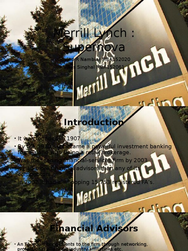 Merrill Lynch Overnight Address For Transfers