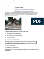 Prosedur Darurat Gempa