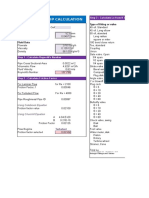 Pressure Drop Calculation: Type of Fitting or Valve Pipe Data