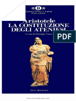 Aristotele - La Costituzione Degli Ateniesi