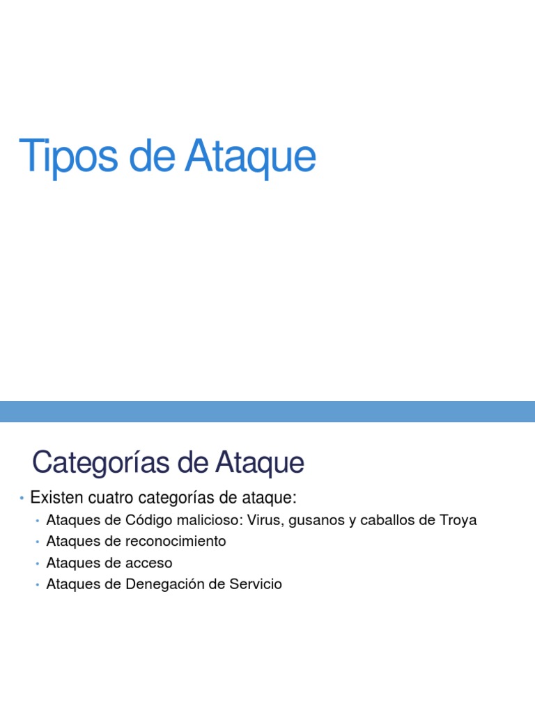Tipos de Ataque | PDF | Virus de computadora | Malware