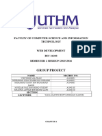 Group Project: Faculty of Computer Science and Information Technology