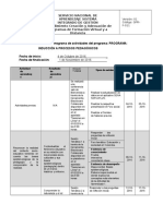 Cronograma Curso Inducción A Procesos Pedagogicos - Oct