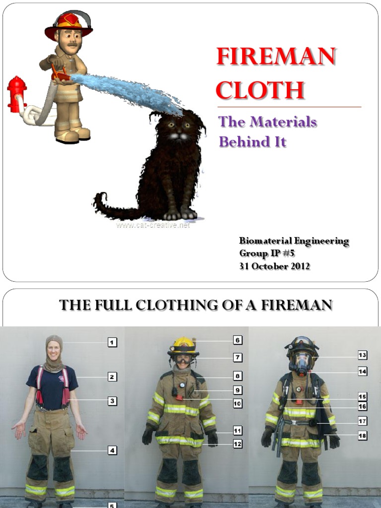 Fireman Cloth: The Materials Behind It | PDF | Materials | Manmade ...