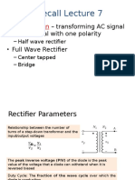 L8 Rectifier Parameters, Filters and Multiple Diodes_S11617