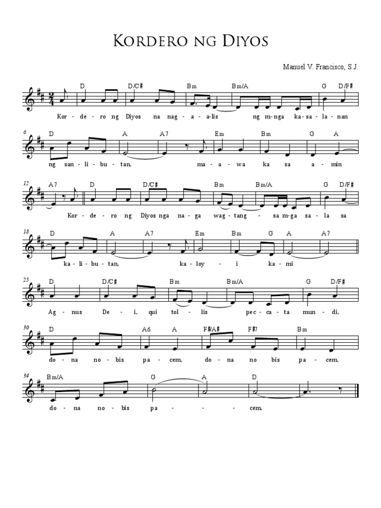 Kordero Melody PDF | PDF