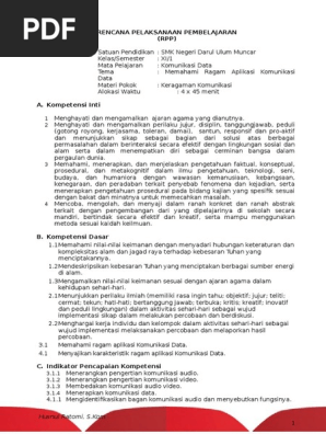 Rpp Ragam Aplikasi Komunikasi Data