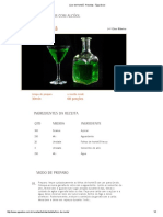 Licor de Hortelã - Receitas - Água Doce