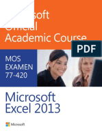 Moac Las 77-420 Excel2013 Textbook 40108a PDF