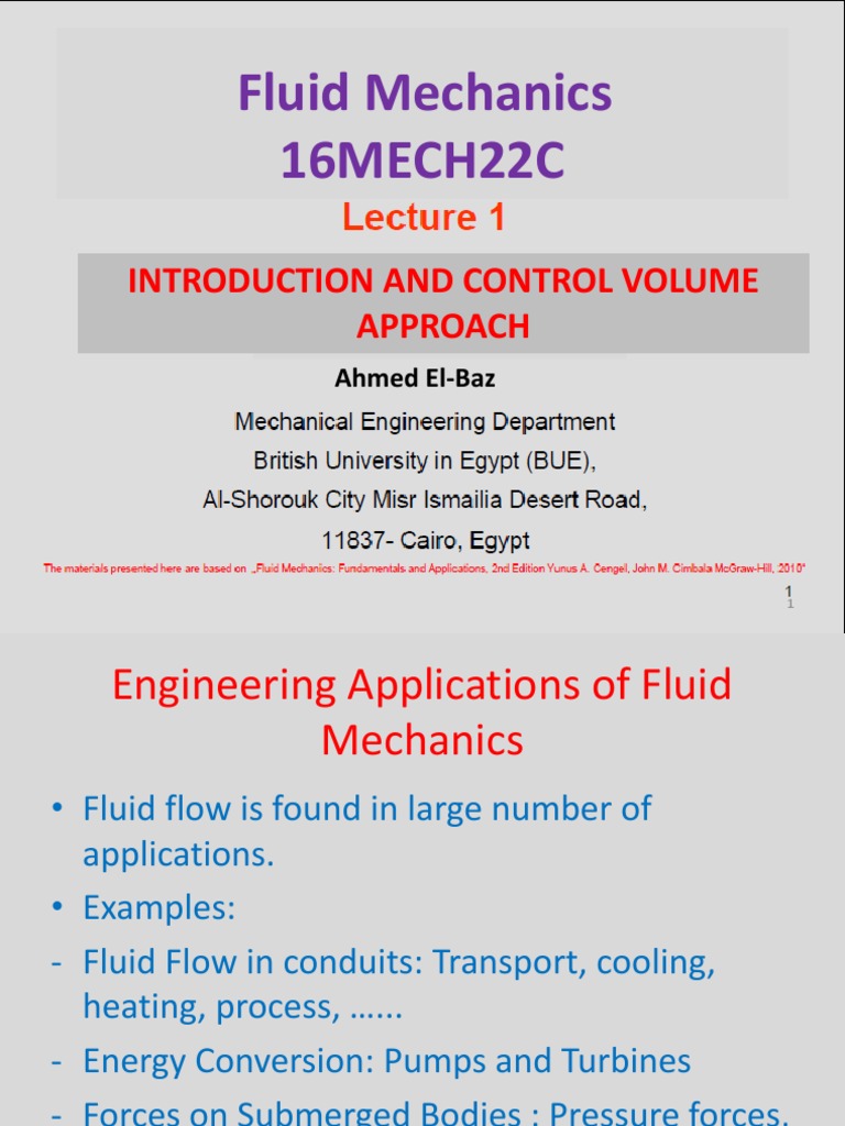 Engineering Applications of Fluid Mechanics | PDF | Fluid Dynamics ...