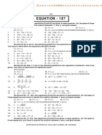 Solve quadratic equations and establish relationships between variables