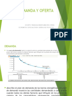 DEMANDA Y OFERTA y Competencia Perfecta
