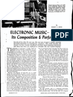 Moog - Electronic Music Composition and Performance