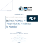 Trabajo Práctico N° 1 Propiedades Mecanicas de Metales