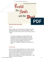 The World, The Flesh, and The Devil - A Roleplaying Game by Paul Czege