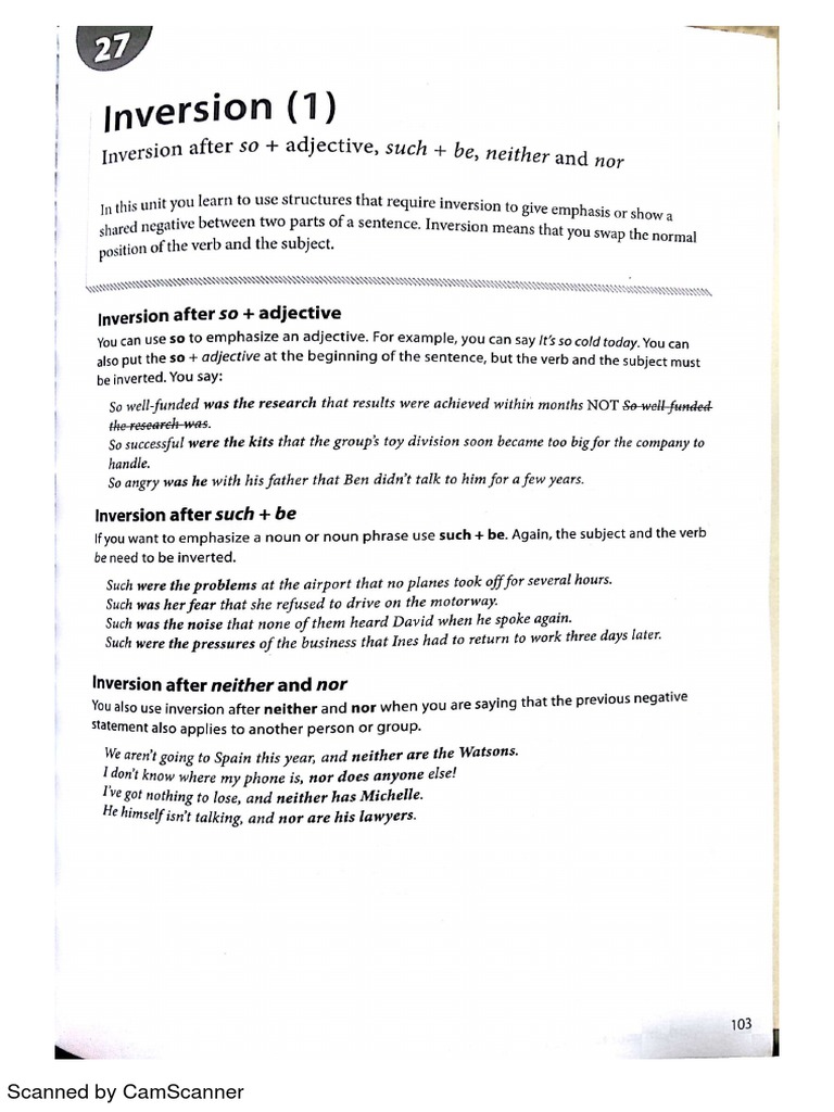 Inversion Exercises Worksheet PDF | PDF