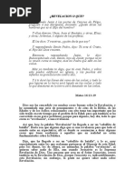 Cual Es La Revelacion Que Debemos Buscar